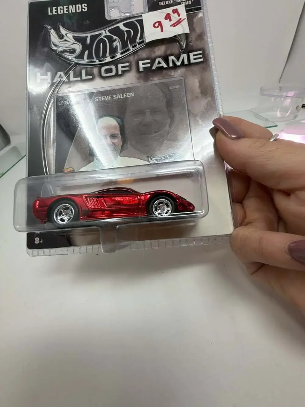 Hot Wheels Hall of Fame Steve Saleen Saleen S7 Red Diecast